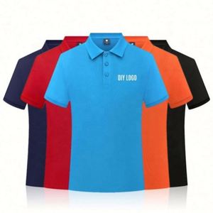 Super Quality Cotton Heavy Gsm Men's Polo Shirts Short <b>Sleeve</b> Unisex Polo T Shirts for Uniform - Product Image 5