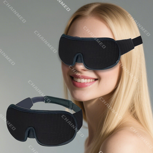 Masque de sommeil unisexe en mousse à mémoire de forme 3D CM Healthcare Supply, 100 % occultant, respirant, doux, avec sangle réglable, pour la maison et les voyages - Product Image 1