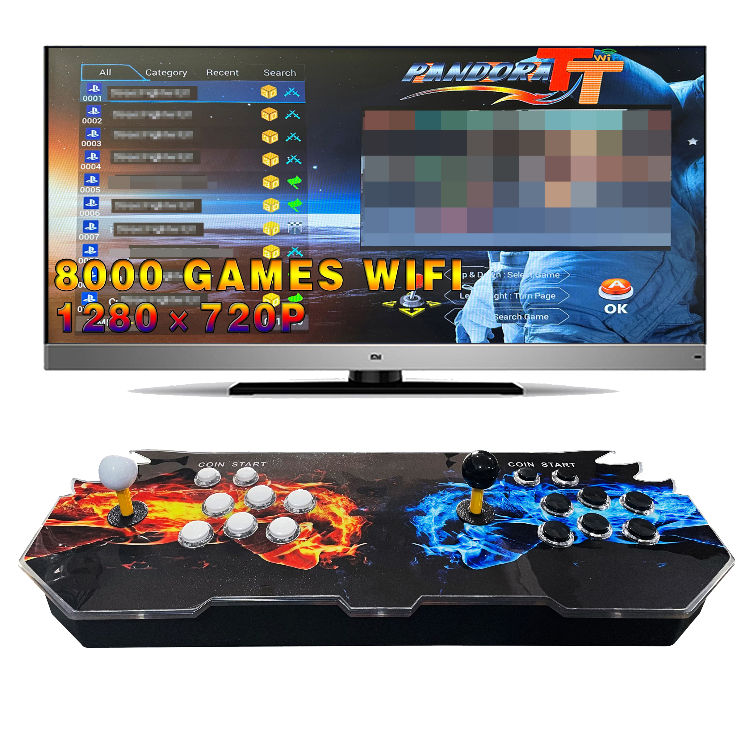 3D Pandora Box 80000 in 1 WIFI Game Box - Electronic Fun