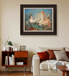 L'ingresso è decorato con un Sexy dipinto ad olio del corpo di una <span class=keywords><strong>donna</strong></span> sulla porta quadrata del soggiorno - Product Image 6