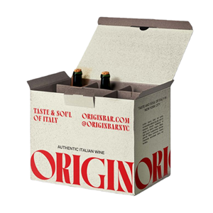 Insert en papier ondulé personnalisé, écologique, impression quadrichromique, pour bouteilles de vin, expédition sécurisée sur longue distance - Product Image 5