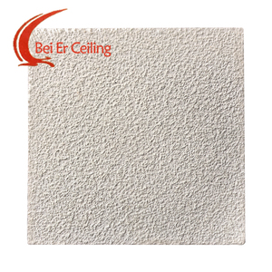 Pannelli <span class=keywords><strong>per</strong></span> Controsoffitto in Fibra Minerale Moderni Quadrati Ignifughi Artistici 60x60mm con <span class=keywords><strong>Rivestimento</strong></span> Sabbiato della Fabbrica Heihua - Product Image 1