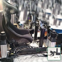 4040 4080 40120 cockpit de simulateur de jeu de course Sim argent noir profilés en aluminium industriel anodisé pour cadre de course sim