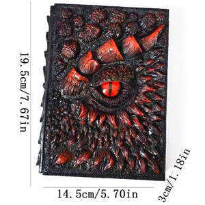 Classico demone occhi 3D resina <span class=keywords><strong>drago</strong></span> libro decorazione pratico blocco note per il <span class=keywords><strong>disegno</strong></span> e la scrittura - Product Image 4