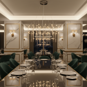 <span class=keywords><strong>Lampadari</strong></span> in Acciaio Inossidabile di Grande Dimensione per Illuminazione Calda, Ideali per Ville, Salotti e Hall di Hotel - Product Image 2