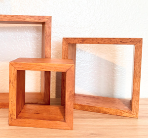 Cubes muraux géométriques en bois (fixation magnétique) - Product Image 3
