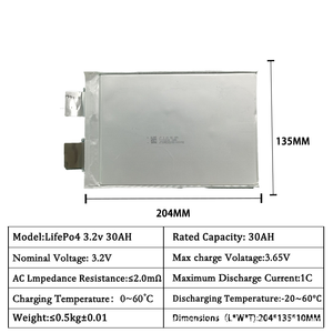 New 3.2V30ah Lithium Iron Phosphate Soft Pack Lithium <strong>Battery</strong> 16ah 20ah <strong>25ah</strong> 30ah 45ah 50AH 60Ah - Product Image 3