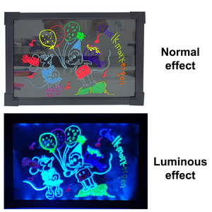 KHY OEM 46 couleurs vives stylo marqueur à <span class=keywords><strong>craie</strong></span> liquide écologique à base d'eau effaçable à pointe plate salle de classe enfants Art bricolage en vrac - Product Image 6