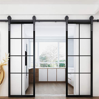 Portes coulissantes en aluminium à double vitrage NFRC AS2047 CE, portes coulissantes en aluminium pour l'extérieur, portes coulissantes pour balcon, portes en verre, portes métalliques pour maisons, portes intérieures avec cadre