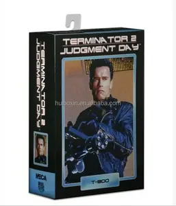 Оптовые продажи neca 7 дюймов цифры-Фигурка Шварценеггера Terminator 2 версия 6, фигурки-скелет T800, модель куклы NECA T1000