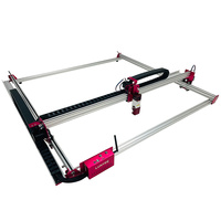 Nouvelle conception, machine de marquage laser CNC entièrement métallique de 10 W, taille 100 cm * 100 cm, avec contrôle par ordinateur et application téléphonique, machine de gravure laser