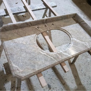 Mármol Natural <span class=keywords><strong>Jazz</strong></span> White para Pisos, Escaleras, Lavabos, Alféizares de Ventana y Umbral - Product Image 3
