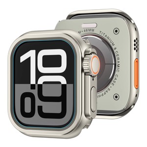 Alliage de zinc + PC pare-chocs protecteur montre housse pour IWatch série 10 9 8 7 6 49MM 44MM 45MM 46MM SE changement à Ultra <span class=keywords><strong>2</strong></span> 49mm - Product Image 4