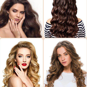 <span class=keywords><strong>Fer</strong></span> à <span class=keywords><strong>boucler</strong></span> sans chaleur de 1,6 mètre pour ondulations fines, sans dommage pour les cheveux, avec boucle éponge et ensemble de pinces à cheveux, outil de bouclage pour dormir - Product Image 3