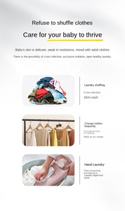 Máy giặt mini tự động 3kg tích hợp giặt và sấy thông minh - Product Image 3