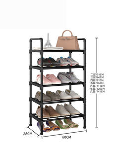 <span class=keywords><strong>ชั้น</strong></span>วางรองเท้าโลหะอุปกรณ์จัดระเบียบกันฝุ่น<span class=keywords><strong>แบบ</strong></span>ประกอบง่ายหลาย<span class=keywords><strong>ชั้น</strong></span>สำหรับประตูบ้านหอพักสำนักงานราคาประหยัด - Product Image 6