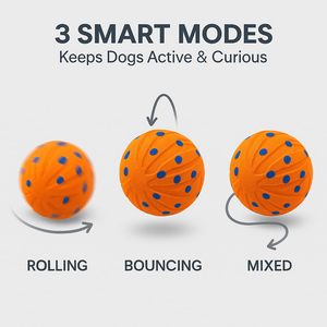 ZMaker yeni interaktif haddeleme köpek topu oyuncak akıllı kendini haddeleme köpek çiğnemek oyuncak akıllı otomatik hareketli haddeleme topu oyuncak - Product Image 2