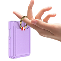 Coque de téléphone ultra-fine en TPU+PC, design sportif, avec anneau de maintien, antichoc, protection 360°, protection d'objectif pliable pour Z