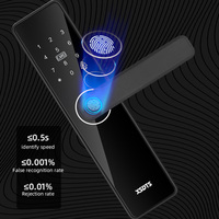XSDTS F20 Funciona con Tuya, Cerradura Inteligente con Huella Dactilar, Control Remoto WiFi, Seguridad Avanzada, Entrada sin Llave para Hogar Inteligente