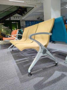 Hiện đại PU da tay vịn phòng chờ đợi ghế cho phòng khám sân bay bệnh viện cắt tóc tiệm phòng tập thể dục cho tiếp tân hội nghị khách - Product Image 5