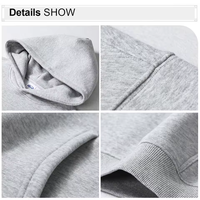 Sudaderas con Capucha de Invierno de 350GSM, Estilo Hip Hop, Oversize, Corte Holgado, Gruesas, Lisas, Sin Cordón, Impresión Digital, OEM ODM, Personalizadas, 2 Piezas