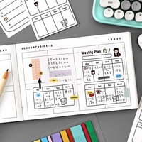 Paquete de 30 Blocs de Notas con Hojas Sueltas, Estilo Bonito, para Planificación Diaria, Mensajes, Diario