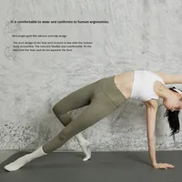 Chaussettes de yoga unisexes, mi-mollet, antidérapantes, absorbant la transpiration, cinq doigts, fitness, sport, séparées aux orteils, pilates, coton blanc, adhérence