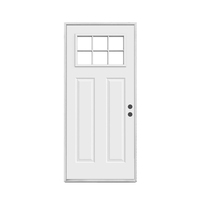 Maison personnalisée Porte battante moderne de qualité supérieure Commerce Grain de bois PVC aluminium Porte battante