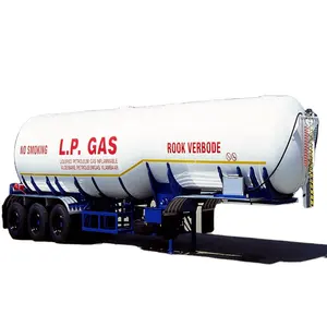 ASME LPG Cylinder Filling Station LPG Tank Semi-trailer Propane Delivery Trailer Liquefied Petroleum Gas Tank Trailer For Sale