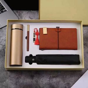 Wholesale Marketing Executive Promotional Custom Black Journal <b>Notebook</b> With Cup and Pen Gift Stationery <b>Set</b> - Product Image 3