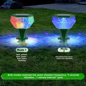 Al Aire Libre LED impermeable Sonic Spikes Solar Powered Ultrasonic Animal Repelente para serpiente Chipmunk - Product Image 6