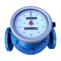 Medidor de Flujo Ovalado de Metal DN50 PN1.6, Medición de Nivel de Combustible, Alta Viscosidad, Pantalla LCD Mecánica, Precisión 0.5, Marca Q&T, 2 Años de Garantía