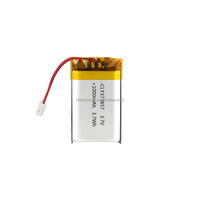 Baterai Solid State Bersertifikasi KC 373857 1000mAh 3.7V Bersertifikasi CE/ 37x38x57mm 500 Siklus Ringan