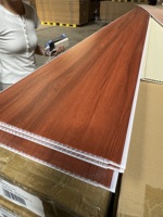 Matériaux de construction de maisons, panneaux en bois stratifié couleur PVC, faux plafond en PVC pour murs et plafonds