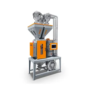 High precision automatic continous gravimetric dosing blending unit plastic mixer gravimetric machine