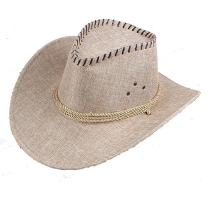 <b>Summer</b> Unisex Cowboy <b>Hat</b> 100% Polyester Embossed Sun <b>Hat</b> Casual Beach & Riding <b>Hat</b> - Product Image 1