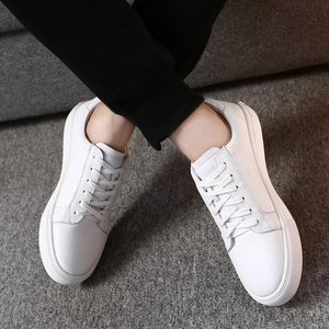 Chaussures décontractées élégantes pour hommes en cuir véritable respirant, chaussures basses pour hommes - Product Image 6