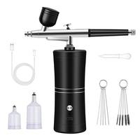 Compresor de Aerógrafo Profesional Recargable para Arte de Uñas, Coloración del Cabello, Hidratación Facial y Maquillaje para Uso en Salón