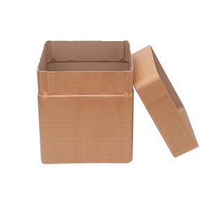 Nouvelle boîte en carton carrée 37x37cm, base personnalisable en hauteur pour poudres chimiques et produits pharmaceutiques - Product Image 1