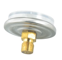 Vente chaude 25mm Mini manomètre en alliage de cuivre manomètre d'extincteur manomètre meilleur vendeur manomètre