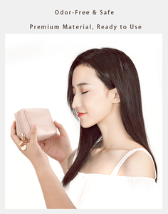 Petit sac de maquillage en vrac en stock prêt Mini <span class=keywords><strong>pochette</strong></span> à cosmétiques en cuir PU avec compartiments Organisateur portable étanche pour voyage à la maison - Product Image 6