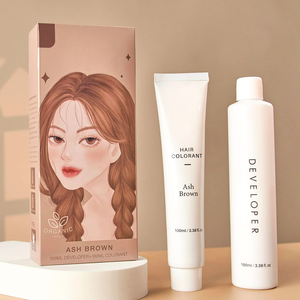 Crema Colorante per <span class=keywords><strong>Capelli</strong></span> Semi-Permanente Personalizzabile, con Estratti Vegetali e Ingredienti Naturali, Nutriente, di Qualità Premium - Product Image 1