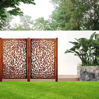 Panneaux de clôture en aluminium découpé au laser Corten, prix sur demande, panneau de clôture de 6 pieds, écran d'intimité, Philippines