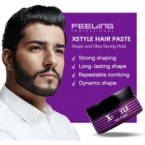 Private Label <strong>Men</strong> <strong>Hair</strong> Styling Wax Waterproof Vegan Pomade Strong Braid <strong>Gel</strong> Extra Hold <strong>Hair</strong> Wax - Product Image 4