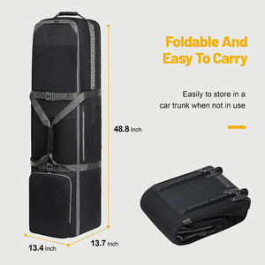 Vessel 14 Ways Sunday 900D Heavy Duty Oxford Estuche portátil personalizado Impermeable para hombres Carrito de golf Bolsa para zapatos Bolsas de transporte Carro - Product Image 2