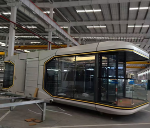 Capsule spatiale préfabriquée 3-en-1 : Maison intégrée pour vivre, travailler et dormir, Pod extérieur pour parc, alimenté à l'énergie solaire, Ferme, Villa - Product Image 6