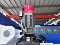 Machine à rainurer CNC verticale ZC pour la découpe de tôles métalliques, design écologique dernier cri, 380V triphasé