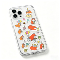 Autocollants holographiques de dessins animés en gros, découpés sur mesure, impression personnalisée, vinyle imperméable, pour filles, adolescentes, ordinateurs portables