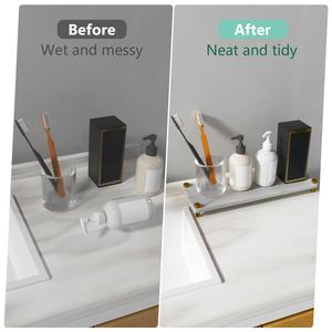 Lavello a secco istantaneo antiscivolo Organizer per bancone da cucina lavello da bagno-soluzione di conservazione per cucina - Product Image 5