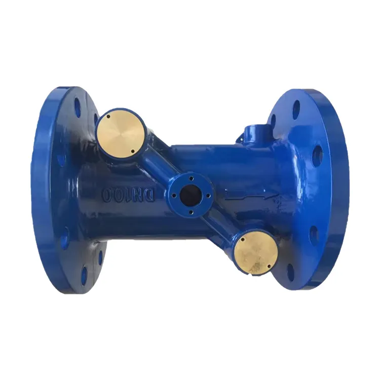 Iron cast ultrasonic Water Flow Meter Body housing